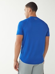 Under Armour Blue Tech 2 T-Shirt - Image 3 of 8