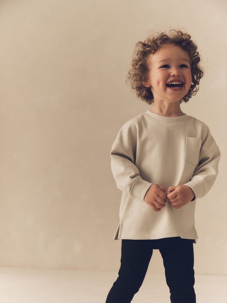 Grau - Set aus Langarm-Oberteil und Leggings (3M.–7J.) - Bild 2 von 4 Grau - Set aus Langarm-Oberteil und Leggings (3M.–7J.) - Bild 2 von 4