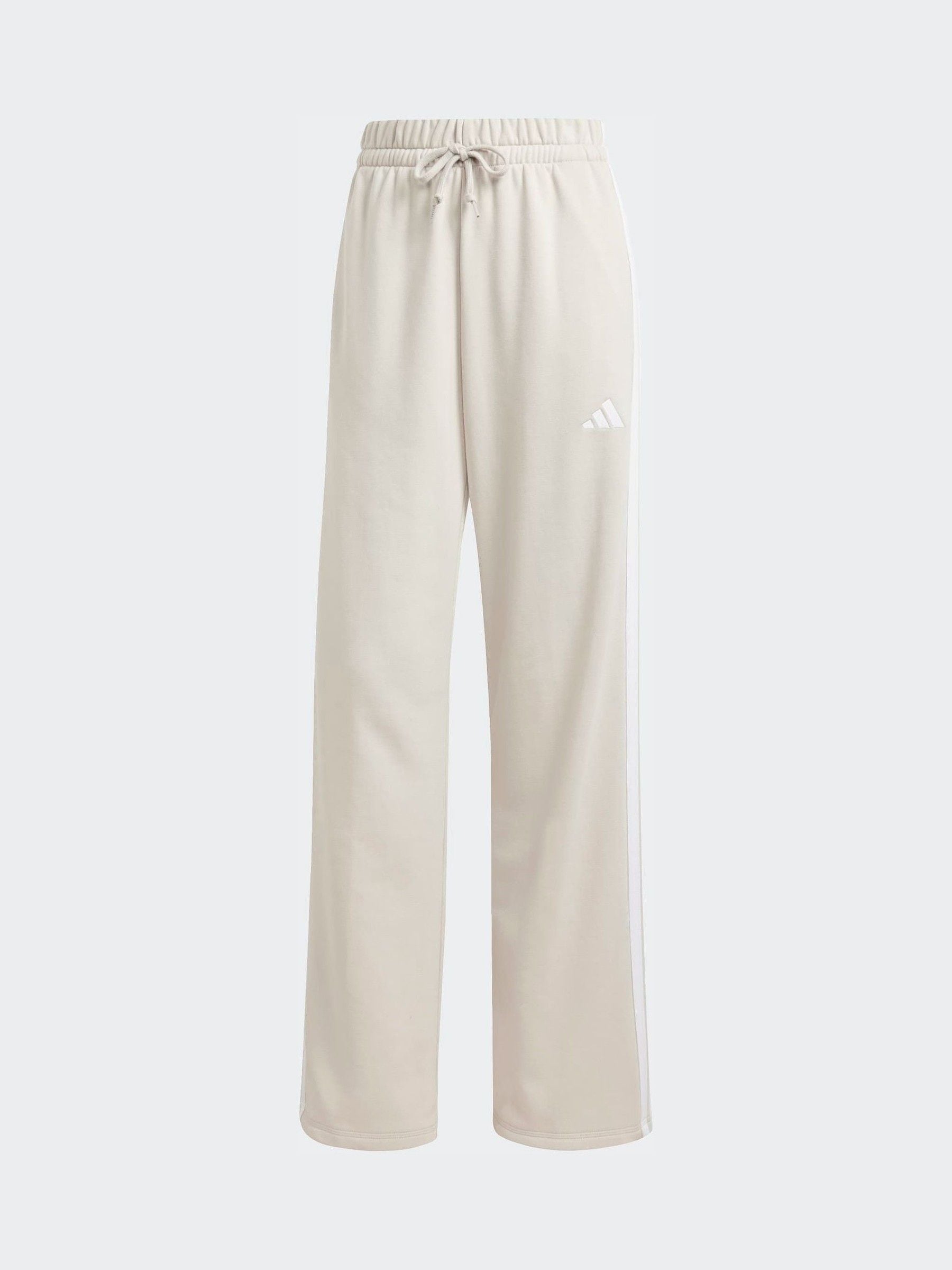 Buy adidas Cream Essentials 3-Stripes Open Hem French Terry