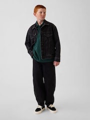 Gap Green Heavyweight Relaxed Polo Shirt (4-13yrs) - Image 3 of 5