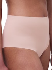Chantelle Natural Defi Smoothing Seamless High Waisted Briefs - Image 3 of 6