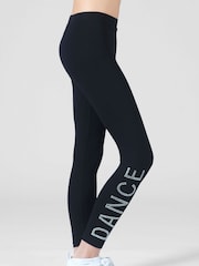 Pineapple Black Dance Diamanté Leggings - Image 1 of 5