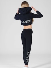 Pineapple Black Dance Diamanté Leggings - Image 3 of 5