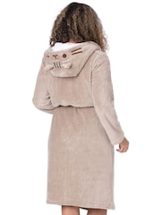 Vanilla Underground Brown Pusheen Cat Barbie Ladies Robe - Image 8 of 9