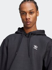 adidas Originals Black Trefoil Essentials Loose Hoodie - Image 5 of 6