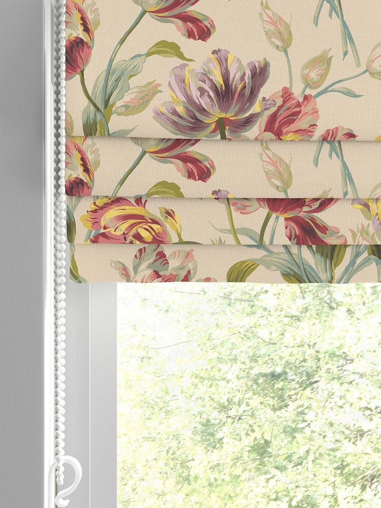 Laura Ashley Red Gosford Cranberry Made to Measure Roman Blind - Image 2 of 6