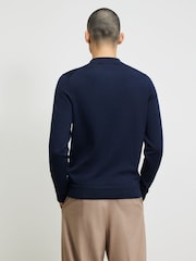 River Island Blue Slim Fit Essential Polo Shirt - Image 4 of 4