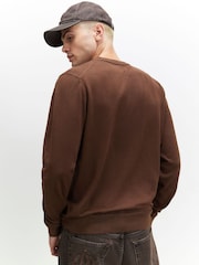 River Island Orange Slim Fit Crew Neck Sweater - Image 2 of 2