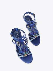 Kurt Geiger London Blue Lobster Sandals - Image 3 of 5