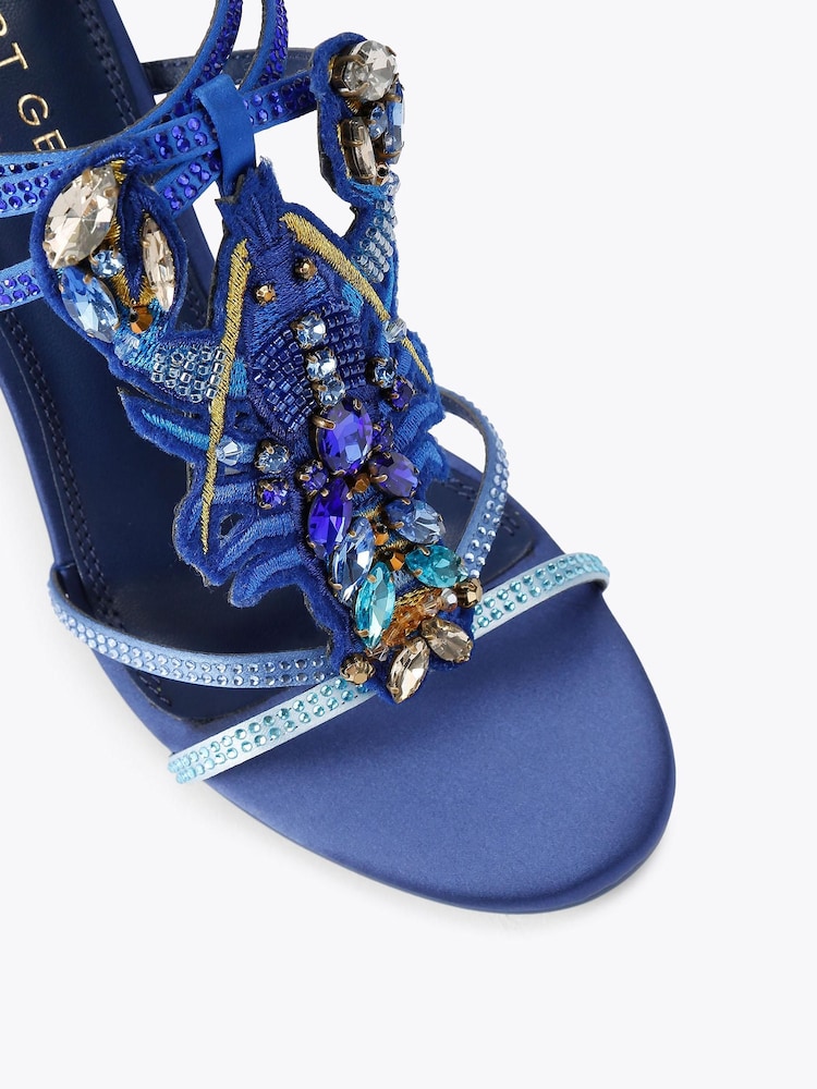 Kurt Geiger London Blue Lobster Sandals - Image 5 of 5 Kurt Geiger London Blue Lobster Sandals - Image 5 of 5