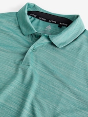 Teal Blue Active Mesh Golf Polo Shirt - Image 7 of 8