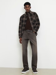River Island Brown Slim Fit Half Zip Sweater - Image 2 of 4