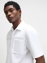 River Island White Regular Fit Shirt - Image 4 of 4
