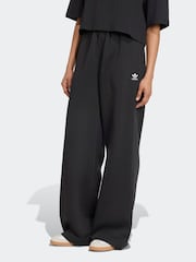 adidas Originals Black Essentials Wide Leg Trousers - Image 1 of 6