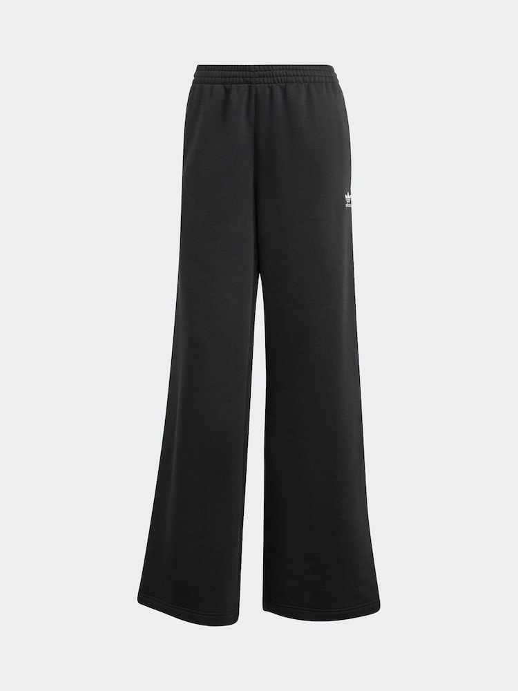 adidas Originals Black Essentials Wide Leg Trousers - Image 6 of 6