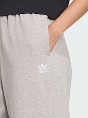 adidas Originals Grey Essentials Wide Leg Trousers Fleece - Image 4 of 7
