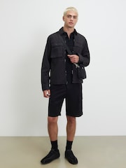 River Island Black Muscle Fit Polo Shirt - Image 3 of 4