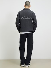 River Island Black Loose Fit Cargo Trousers - Image 2 of 4