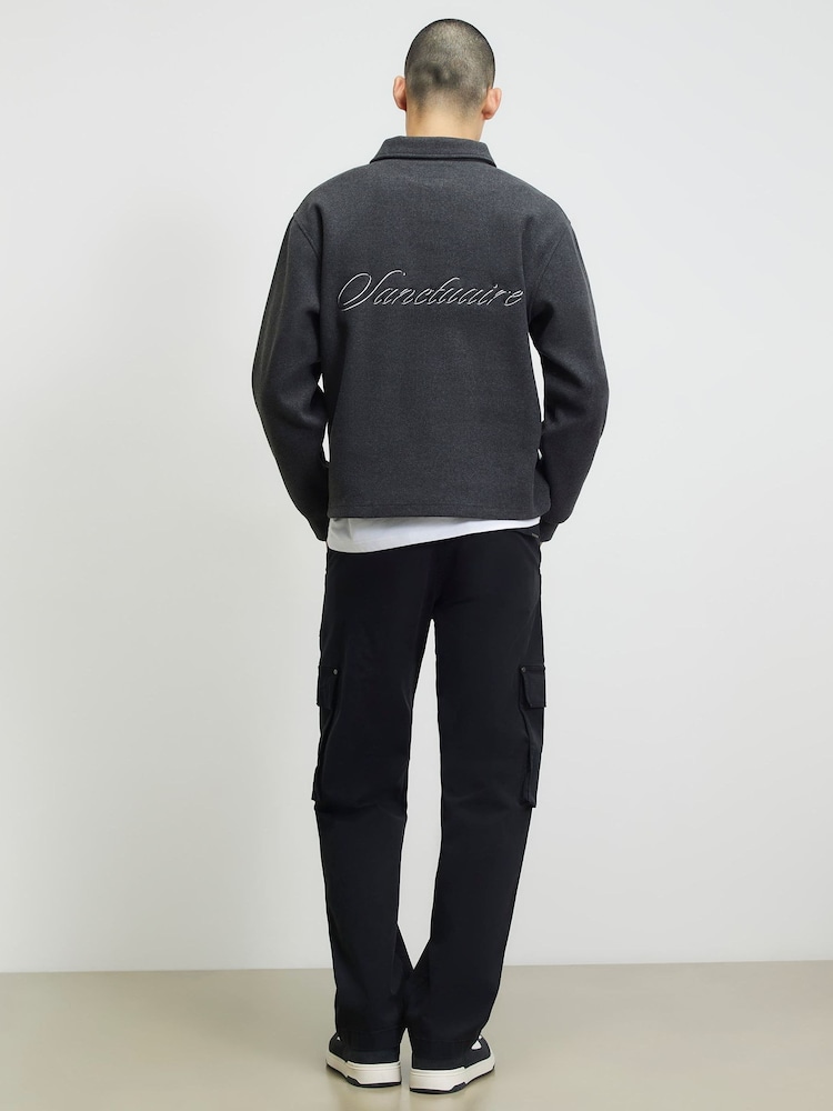 River Island Black Loose Fit Cargo Trousers - Image 2 of 4