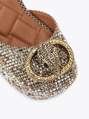 Kurt Geiger London Brown Chelsea Closed Platform Sandals - Image 4 of 4