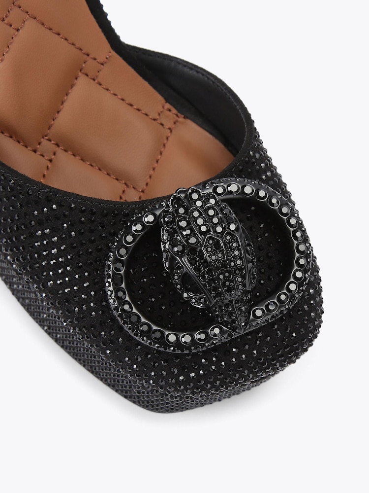 Kurt Geiger London Black Chelsea Closed Platform Sandals - Image 4 of 4 Kurt Geiger London Black Chelsea Closed Platform Sandals - Image 4 of 4