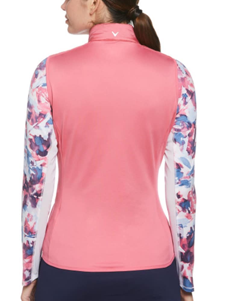 Callaway Apparel Ladies Pink Lightweight Quilted Gilet - Image 2 of 3