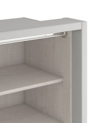 Wiemann Grey Peyton Glass and Mirror Sliding 2.6m Sliding Semi Fitted Wardrobe - Image 4 of 6