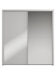 Wiemann Grey Peyton Glass and Mirror Sliding 2.6m Sliding Semi Fitted Wardrobe - Image 5 of 6