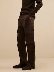 River Island Brown Loose Fit Cargo Trousers - Image 2 of 4