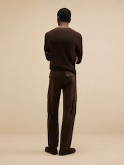 River Island Brown Loose Fit Cargo Trousers - Image 3 of 4