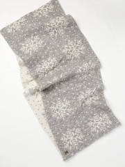FatFace Grey Snowflake Snood Scarf - Image 2 of 2