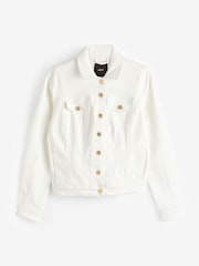 White Fuller Bust Denim Jacket - Image 5 of 6