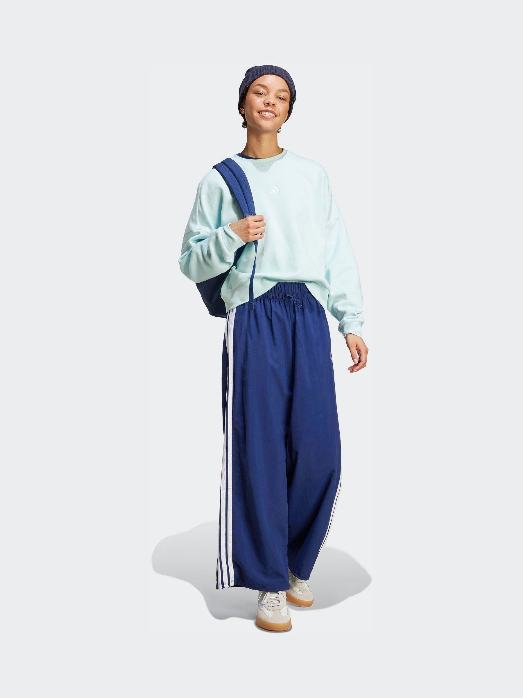 Buy adidas Blue Essentials 3-Stripes Lifestyle Woven Parachute