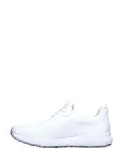Skechers White Standard Fit Skechers Womens Standard Fit Squad Slip Resistant Work Trainers - Image 2 of 5