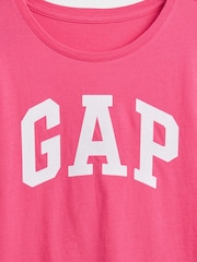 Gap Bright Pink Logo Short Sleeve T-Shirt (4-13yrs) - Image 4 of 4