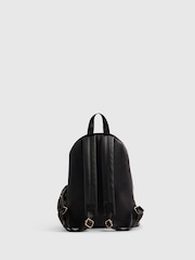 River Island Black Embossed Bow Backpack - Image 3 of 5
