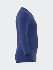 Темно-синий - Базовый топ с длинными рукавами adidas Teamwear - Изображение 5 из 9