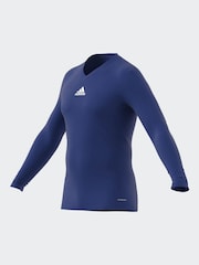 Темно-синий - Базовый топ с длинными рукавами adidas Teamwear - Изображение 9 из 9