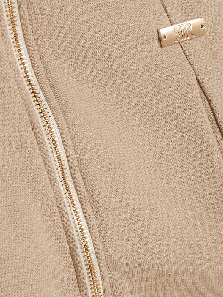 River Island Brown Nylon Hoodies & Joggers Set - Image 5 of 5