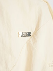 River Island Cream Lace Funnel Bomber Jacket - Image 2 of 3