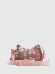 River Island Brown Bow Monogram Cross-Body  Bag - Image 4 of 5