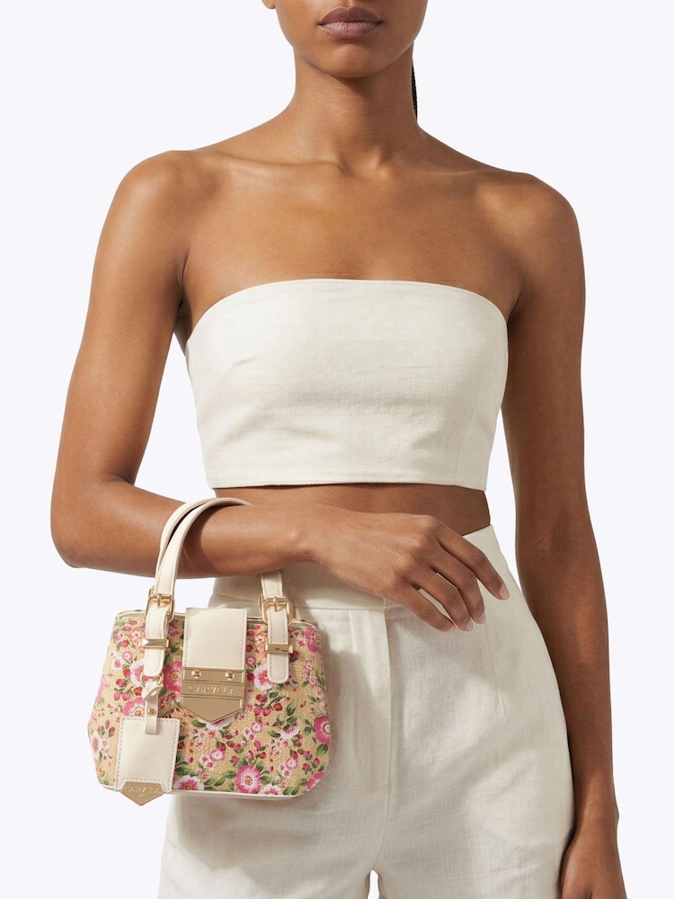 Carvela Pink Maria Micro Flower Bag - Image 1 of 5 Carvela Pink Maria Micro Flower Bag - Image 1 of 5