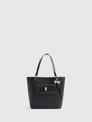 Μαύρο - River Island τσάντα με ανάγλυφο τόξο - Εικόνα 1 του 5