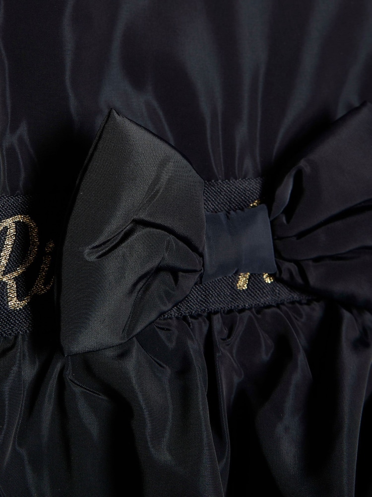 River Island Navy Blue Frill Bow Raincoat - Image 4 of 4 River Island Navy Blue Frill Bow Raincoat - Image 4 of 4