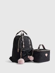River Island Black Nylon Backpack & Lunchbox - Image 2 of 5
