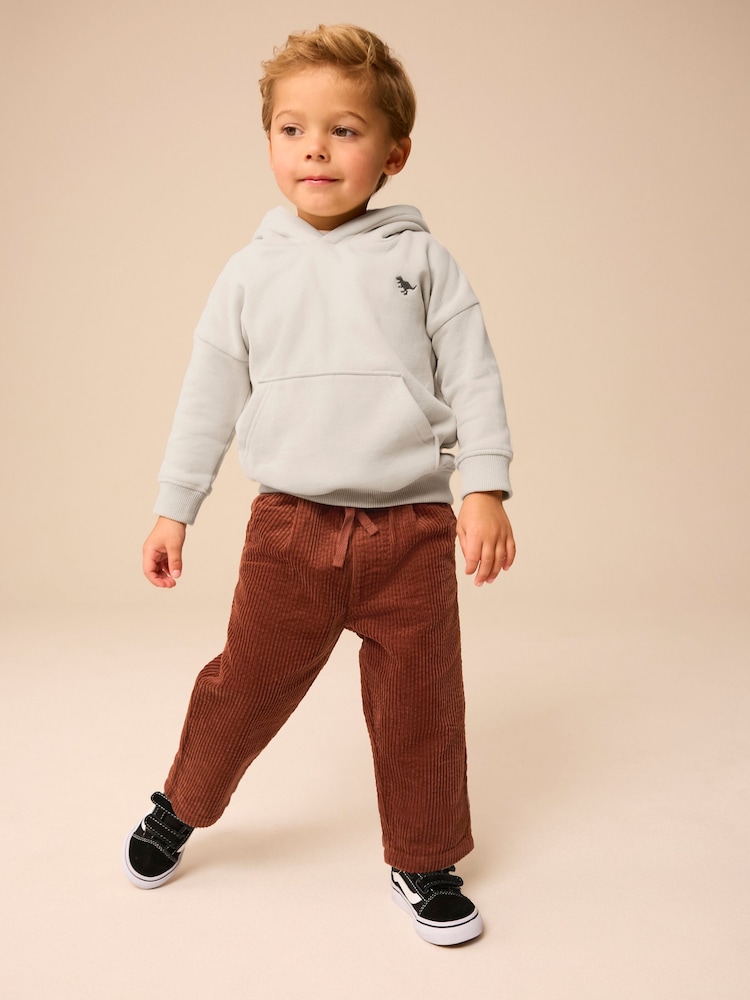 Rostbraun - Strukturierte Cord-Hose zum Überziehen aus 100 % Baumwolle (3 Monate bis 7 Jahre) - Bild 1 von 8 Rostbraun - Strukturierte Cord-Hose zum Überziehen aus 100 % Baumwolle (3 Monate bis 7 Jahre) - Bild 1 von 8