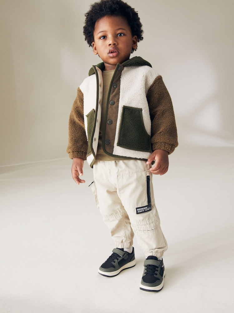 Ecru Cream Multipocket Cargo Trousers (3mths-7yrs) - Image 2 of 6