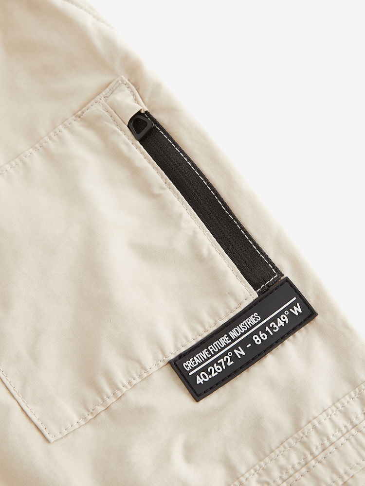 Ecru Cream Multipocket Cargo Trousers (3mths-7yrs) - Image 6 of 6