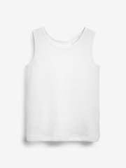 White 2 Pack Thermal Vest Tops (2-16yrs) - Image 1 of 4