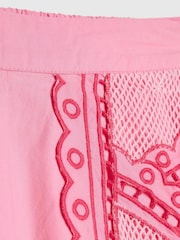 Rosa - Conjunto de camisa y pantalones cortos con aberturas y estampado de palmeras de River Island - Imagen 5 de 5
